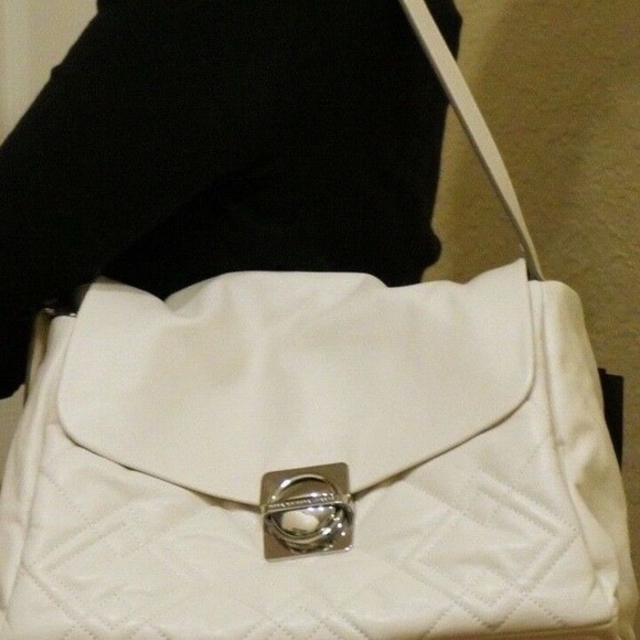 NWT Marc by Marc Jacob Circle in Square Quilted Shoulder Bag in off white - Picture 11 of 11